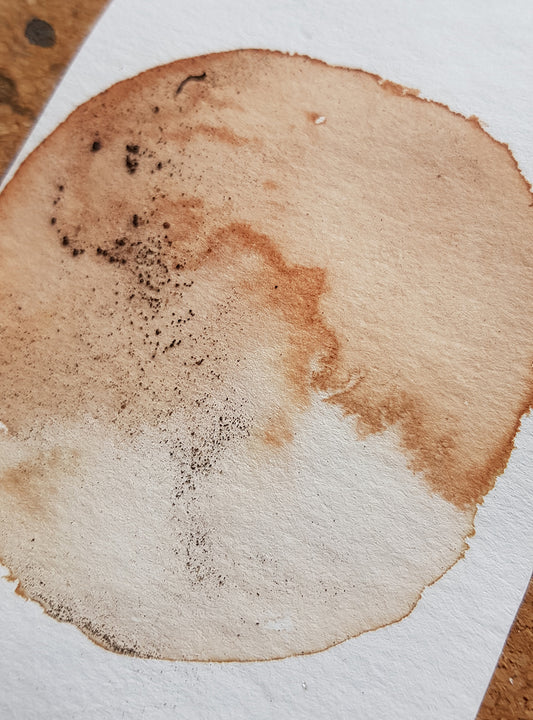 Making willow leaf ink